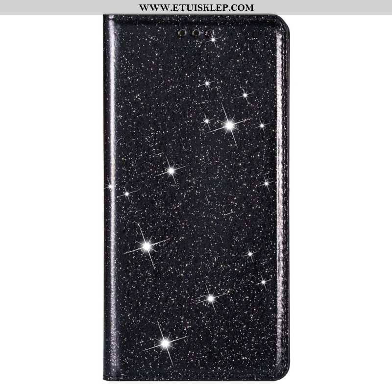 Etui Na Telefon do Samsung Galaxy S23 5G Etui Folio Cekinowy Styl